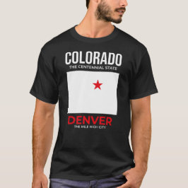 Colorado, Denver – Mile High City, USA T Shirt