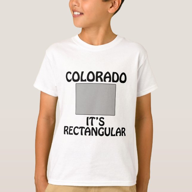 Colorado - Det är rektangulärt Tee Shirt (Framsida)