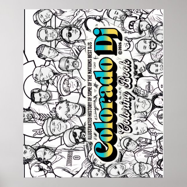 Colorado DJ-affisch Poster (Framsidan)
