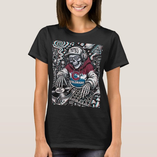 Colorado Dj kvinna t-shirt (Framsida)