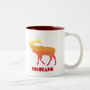 Colorado Elk Två-Tonad Mugg