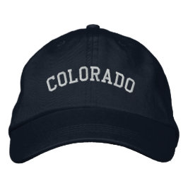 Colorado Embroided justerable Cap Navy Broderad Keps