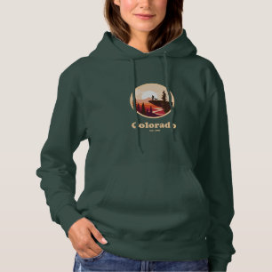 Colorado Est 1876 Kvinnlig Hoodie T Shirt