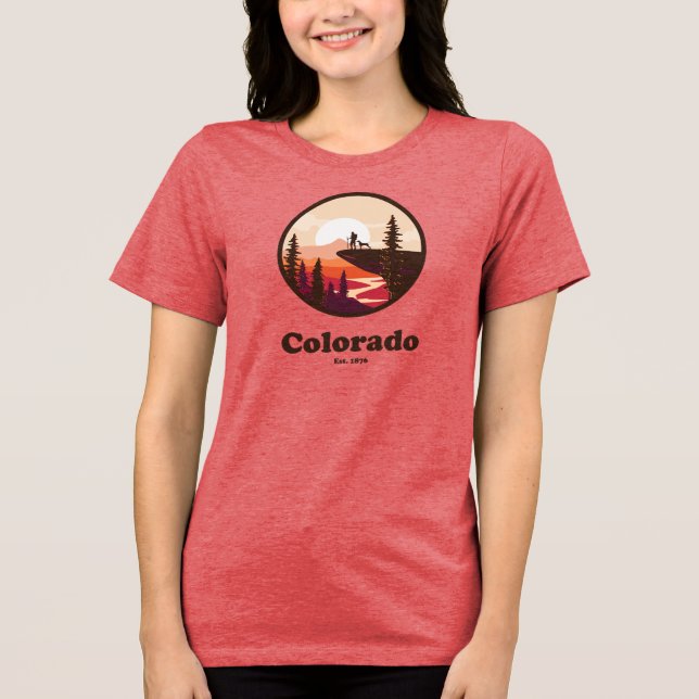 Colorado Est. 1876 T Shirt (Framsida)