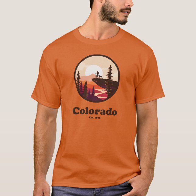 Colorado est. 1876 T-Shirt (Framsida)