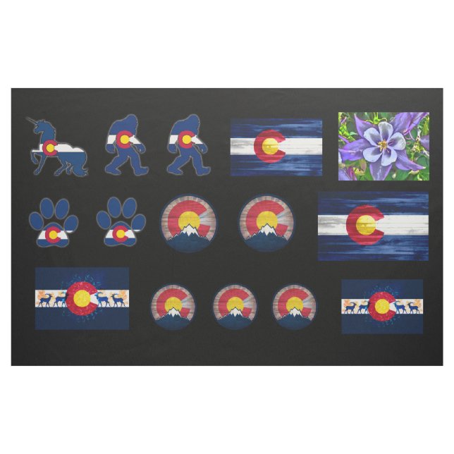 Colorado Fabric mosaic Tyg (Yard)