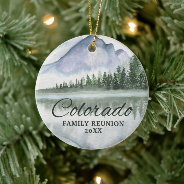 Colorado Family Reunion Mountain Ornament (Träd)