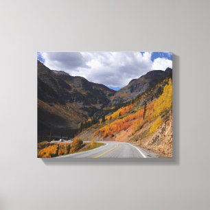 Colorado Färg på Million Dollar Highway Canvastryck