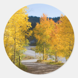 Colorado Färg Stickers Runt Klistermärke