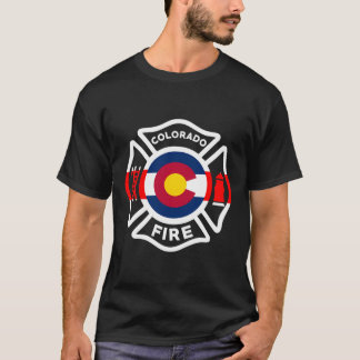 Colorado Fire Department Hoodie Firefighters Firem T Shirt