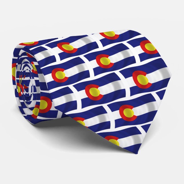 Colorado Flag Slipsnäcka Slips (Rullad)