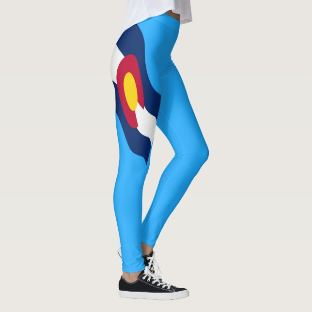 Colorado flagga 45 grad leggings (Höger)