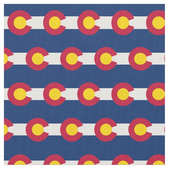 Colorado Flagga & America State Fabric/USA mode Tyg (Närbild)