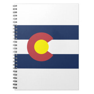 Colorado-flagga Anteckningsbok