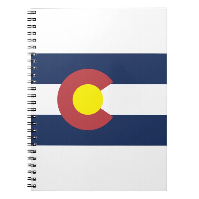 Colorado-flagga Anteckningsbok (Framsidan)