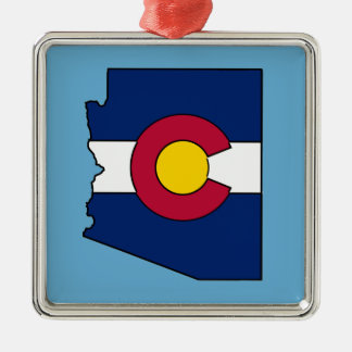 Colorado flagga Arizona-konturens ornament