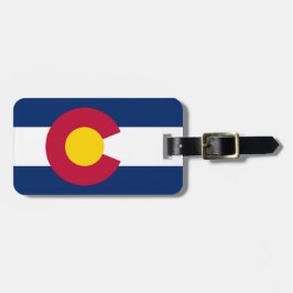 Colorado flagga bagagebricka