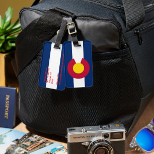 Colorado flagga bagagebricka