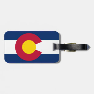 Colorado flagga bagagebricka
