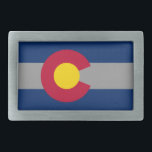 Colorado Flagga Bälte Buckle<br><div class="desc">Colorado Flagga Bälte Buckle</div>