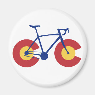 Colorado Flagga Bicycle Magnet