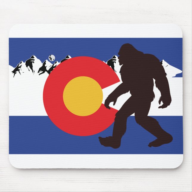 Colorado Flagga Bigfoot Musmatta (Framsidan)