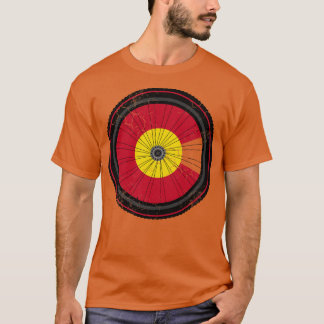 Colorado Flagga Bike Wheel T Shirt