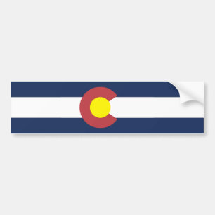 Colorado-flagga Bildekal