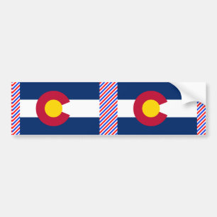 Colorado flagga bildekal