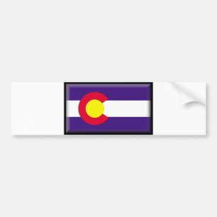 Colorado flagga bildekal