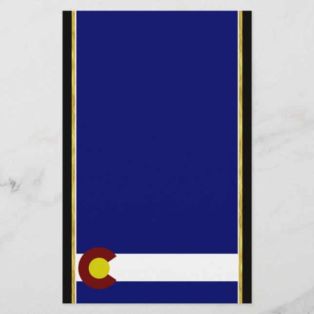 Colorado flagga brevpapper (Framsida)