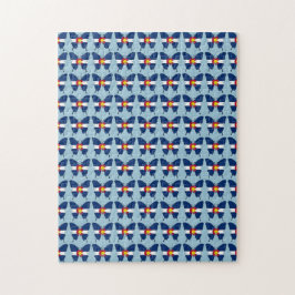 Colorado flagga butterfly puzzle pussel