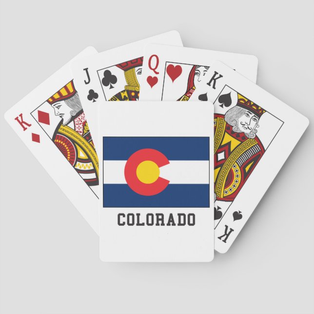Colorado flagga casinokort (Baksidan)