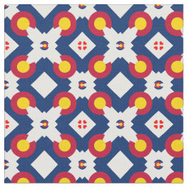 Colorado Flagga & Colorado Trendig Fabric /mode Tyg