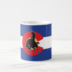 Colorado Flagga Cowboy Kaffemugg