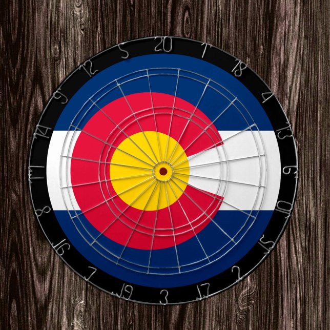 Colorado Flagga Dartboard & Colorado /USA-speltavl Darttavla (Skapare uppladdad)