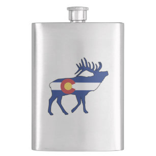 Colorado Flagga Elk Fickplunta