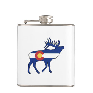 Colorado Flagga Elk Fickplunta