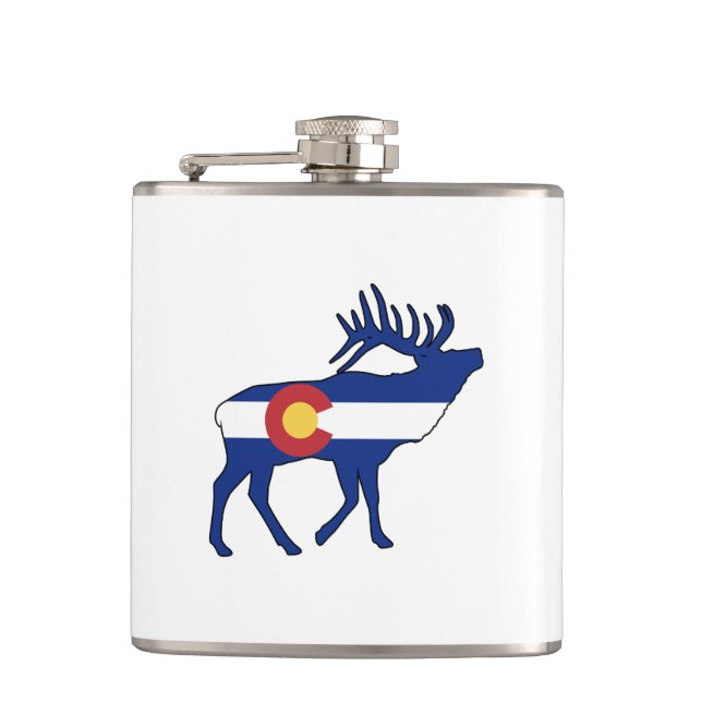 Colorado Flagga Elk Fickplunta (Framsidan)