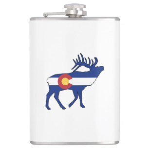 Colorado Flagga Elk Fickplunta