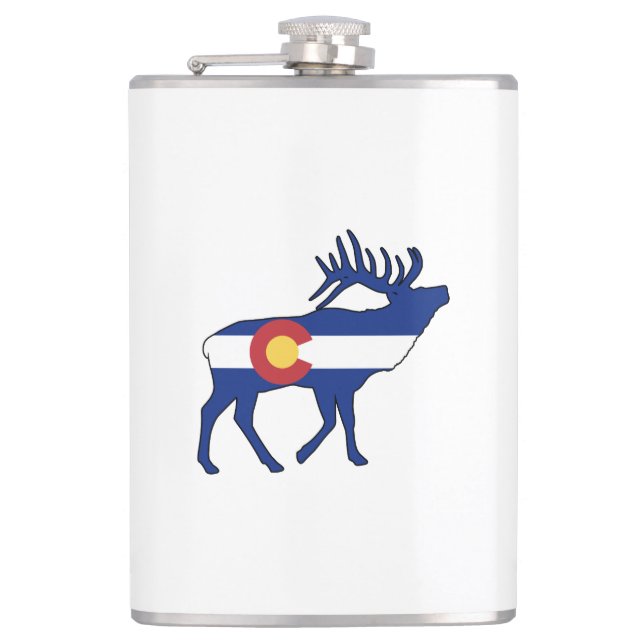 Colorado Flagga Elk Fickplunta (Framsidan)