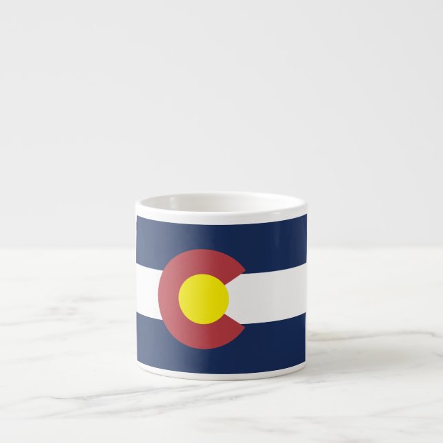 Colorado-flagga Espressomugg (Framsidan)