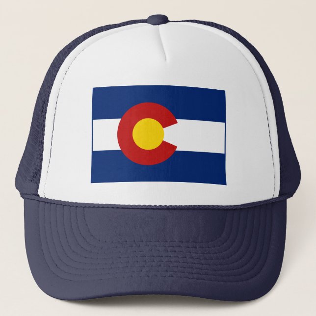 Colorado Flagga Hat Truckerkeps (Framsida)