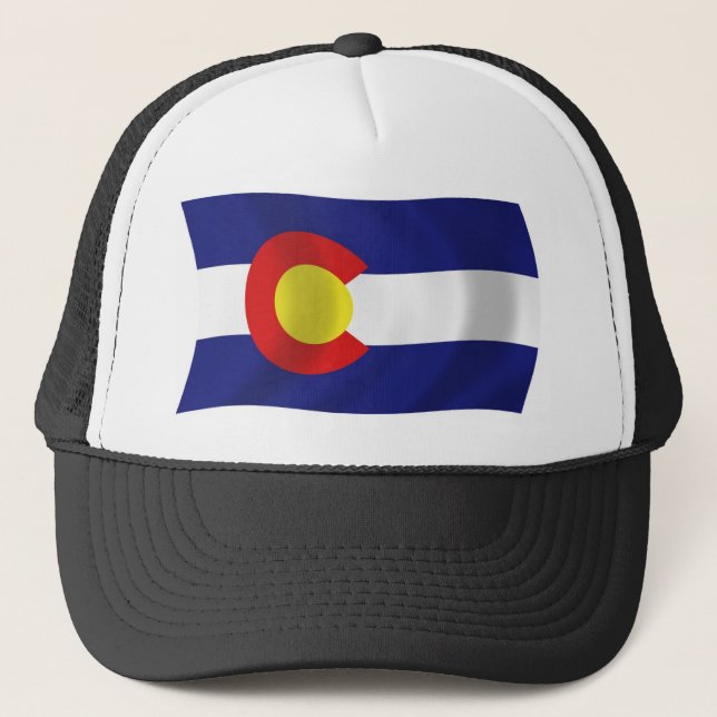Colorado Flagga Hat Truckerkeps (Framsida)