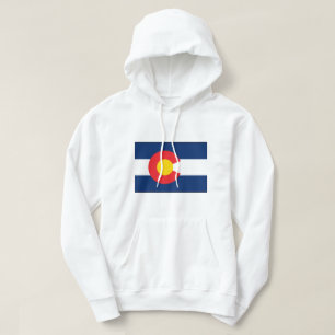 Colorado flagga hoodie
