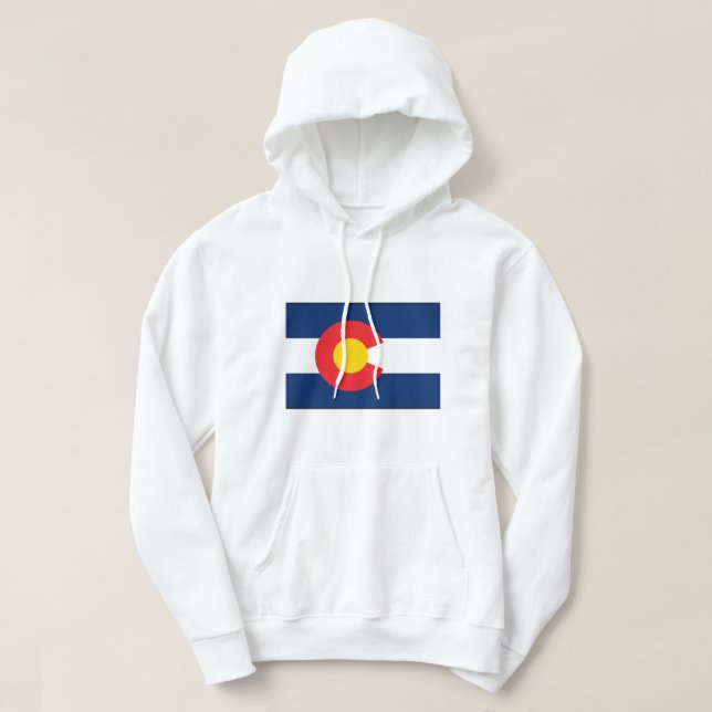 Colorado flagga hoodie (Design framsida)