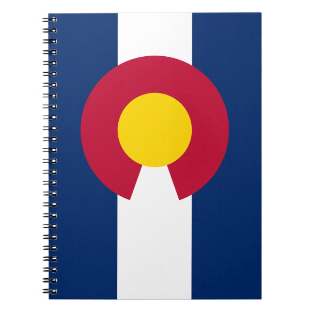 Colorado Flagga, hundraårsstaten, Coloradans Anteckningsbok (Framsidan)
