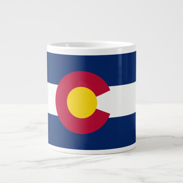Colorado-Flagga Jumbo Mugg (Framsidan)
