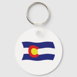 Colorado Flagga Keychain Nyckelring