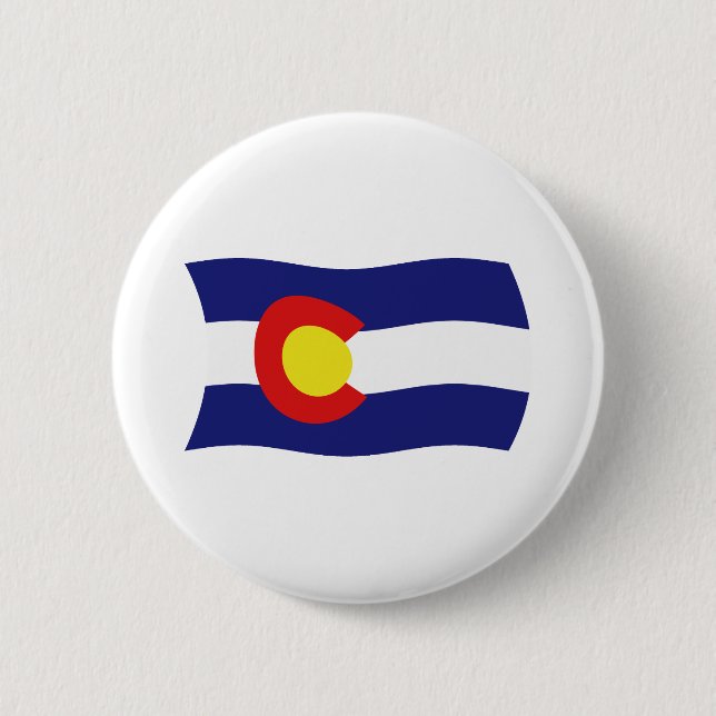 Colorado Flagga Knapp (Framsida)